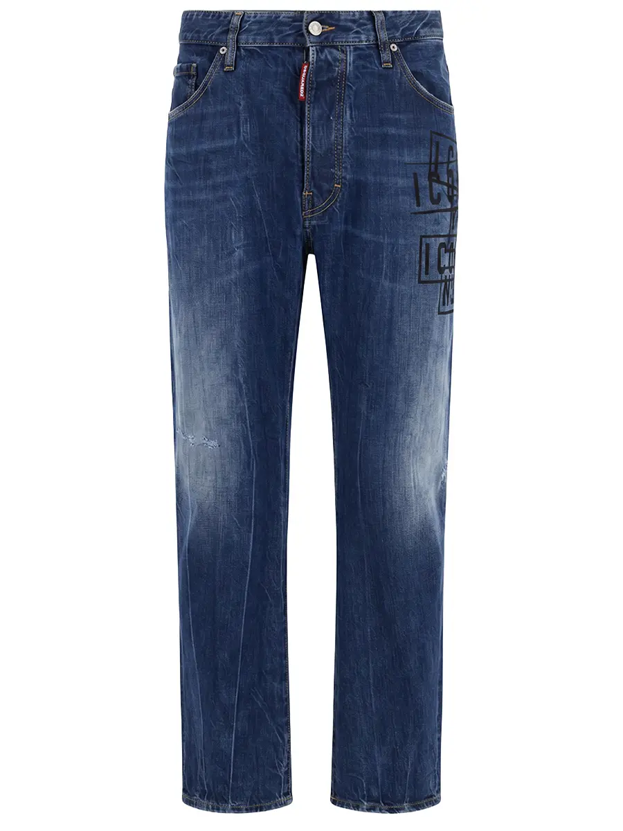 Джинсы Regular Fit хлопковые