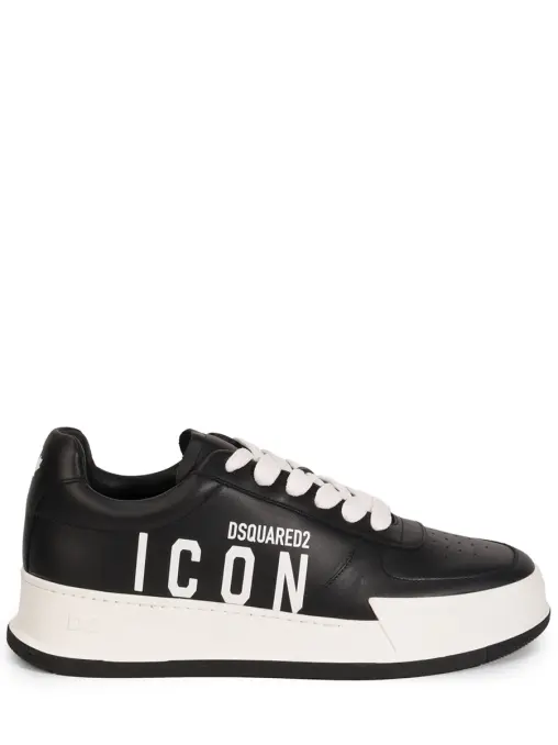 Кроссовки кожаные Icon DSQUARED2
