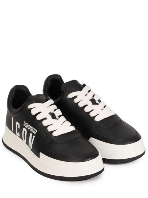 Кроссовки кожаные Icon DSQUARED2