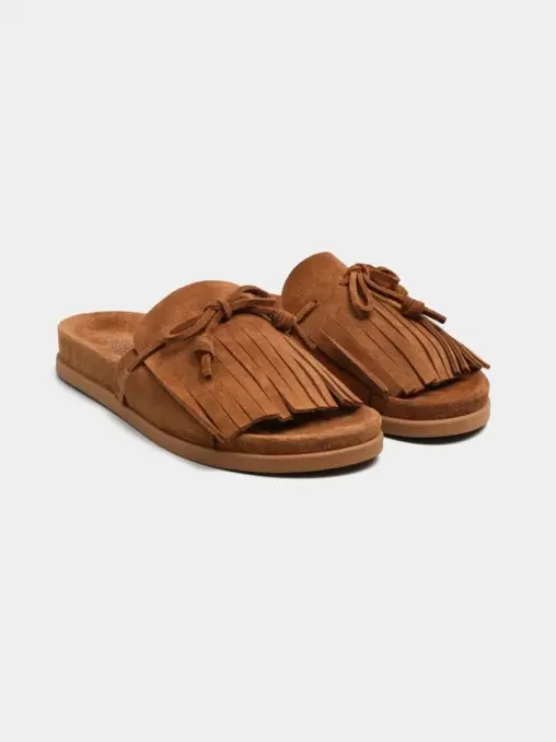 Шлепанцы замшевые ANCIENT GREEK SANDALS