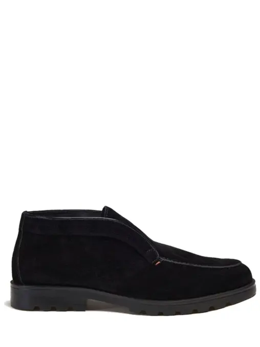 Лоферы замшевые на меху SANTONI