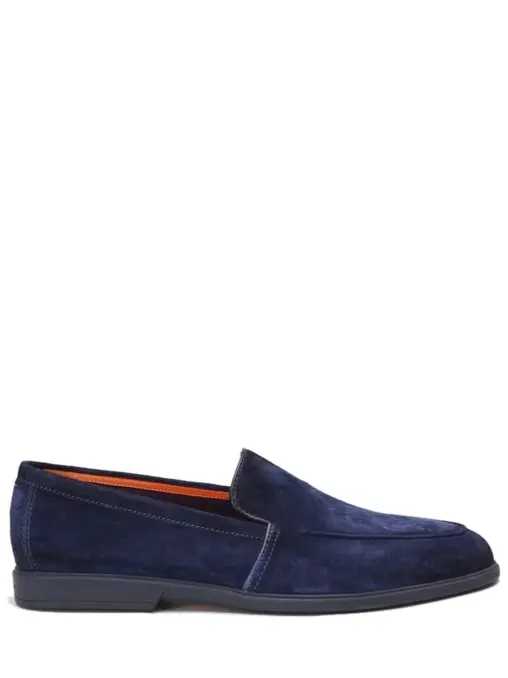 Лоферы замшевые SANTONI