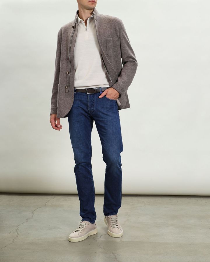 Джинсы Slim Fit хлопковые