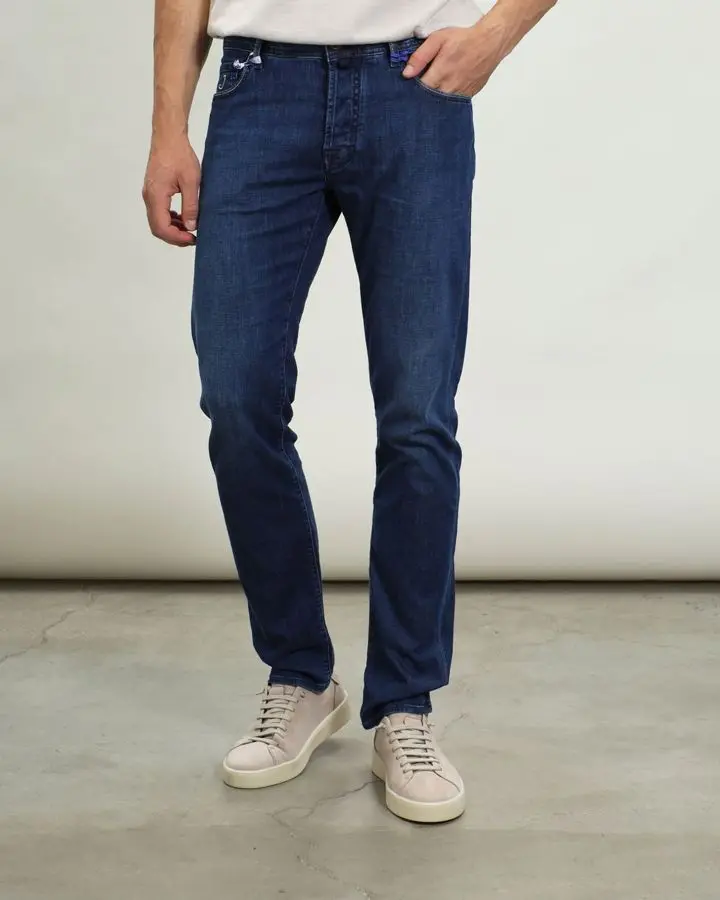 Джинсы Slim Fit хлопковые