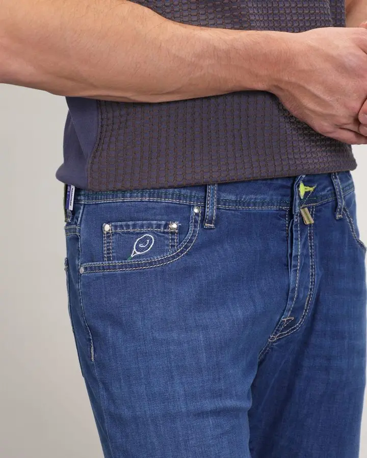 Джинсы Slim Fit хлопковые
