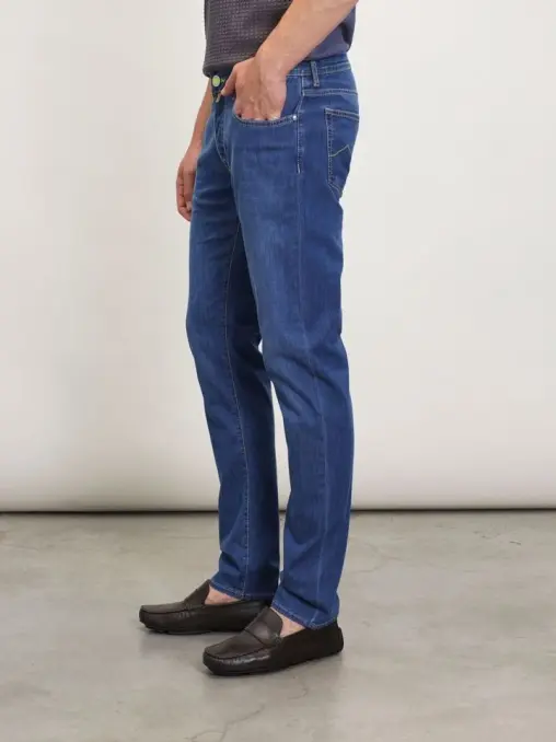 Джинсы Slim Fit хлопковые JACOB COHEN