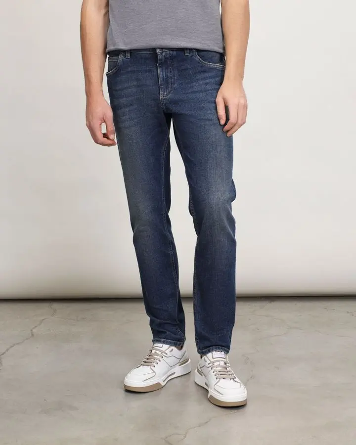 Джинсы Regular Fit хлопковые