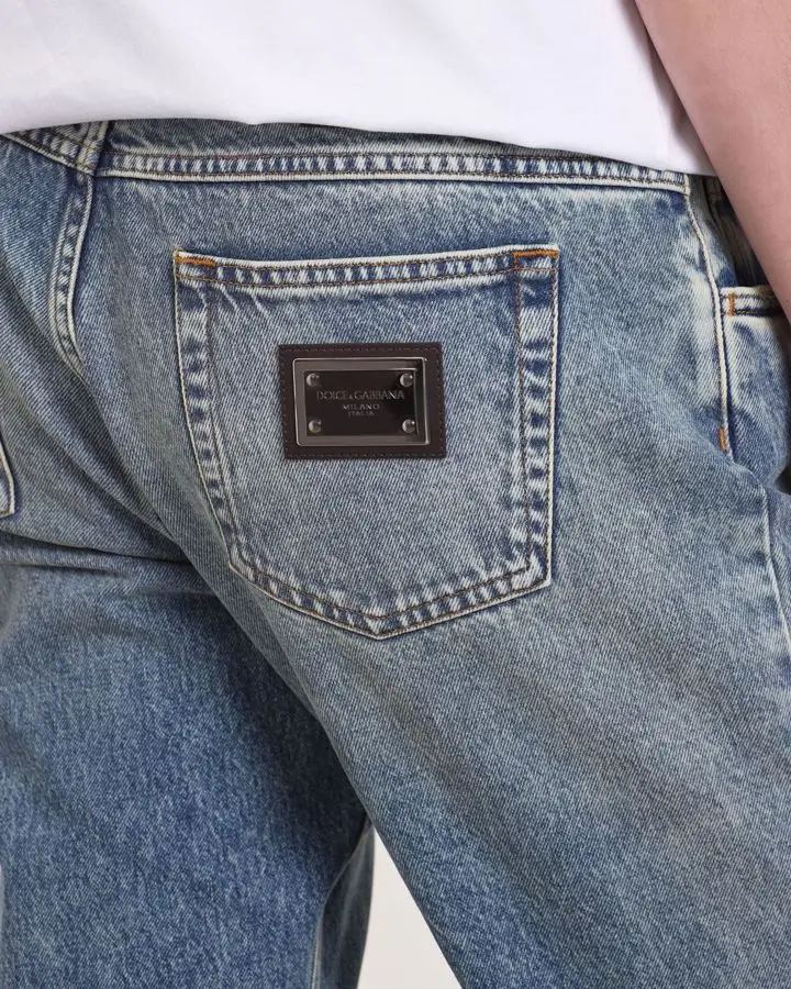 Джинсы Regular Fit хлопковые