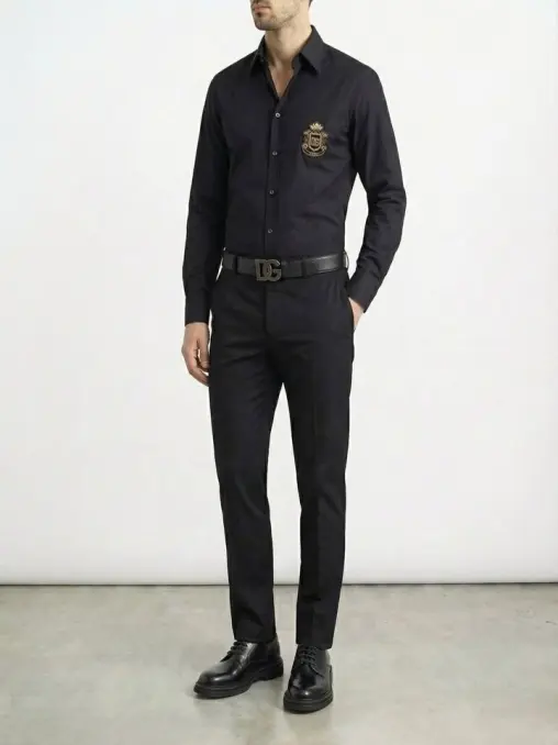 Брюки хлопковые DOLCE & GABBANA