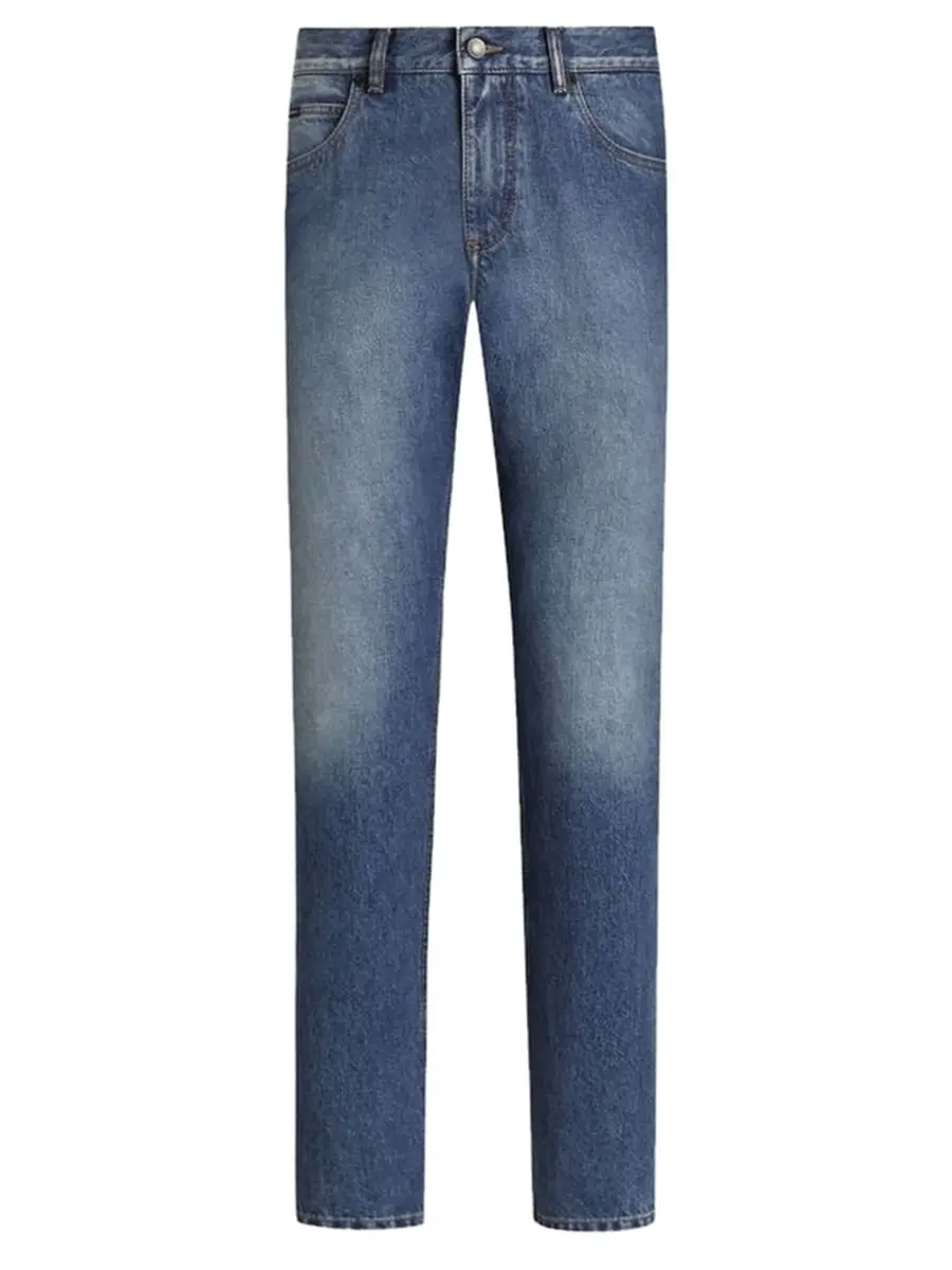 Джинсы Regular Fit хлопковые