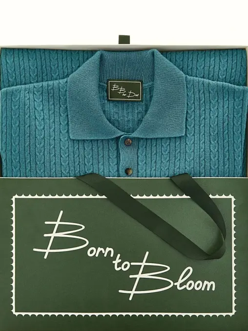 Поло из шерсти и кашемира BORN TO BLOOM
