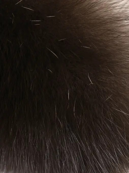 Шапка-ушанка с мехом соболя BLACK SABLE