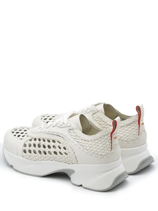 Кроссовки кожаные SANTONI