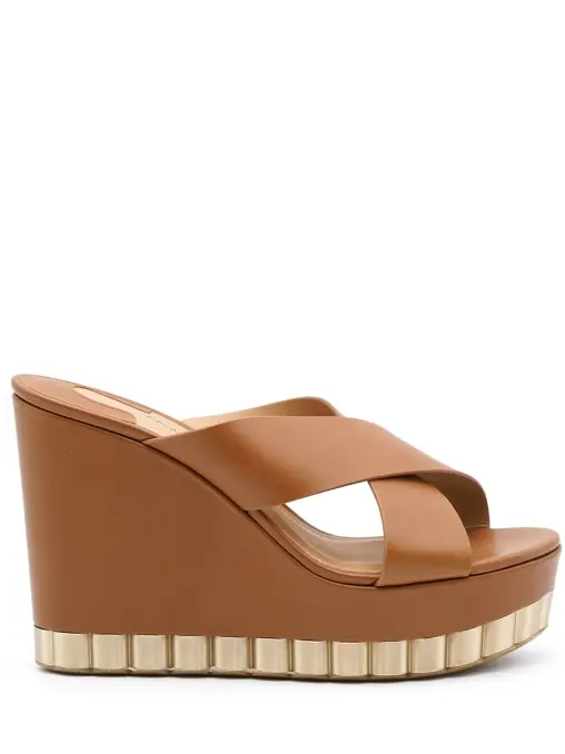 Мюли кожаные S.FERRAGAMO