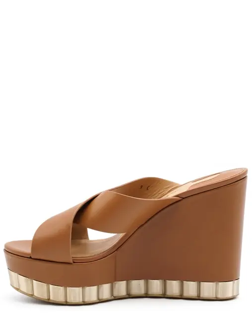 Мюли кожаные S.FERRAGAMO
