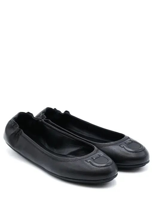 Балетки кожаные S.FERRAGAMO