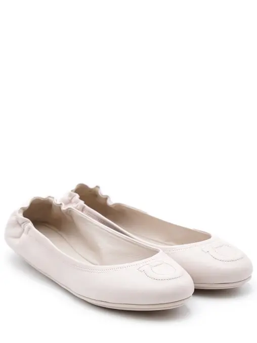 Балетки кожаные S.FERRAGAMO
