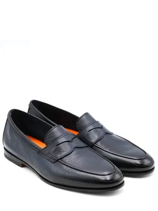Лоферы кожаные SANTONI