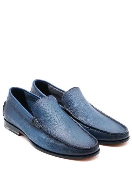Лоферы кожаные SANTONI