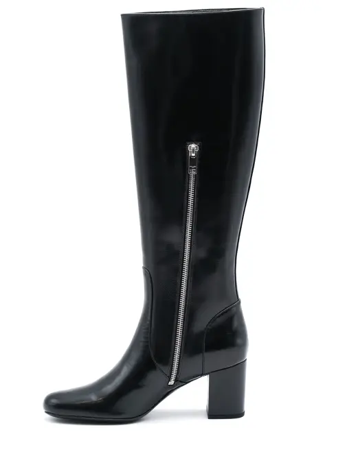 Сапоги кожаные SAINT LAURENT