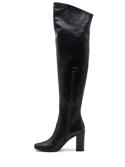 Ботфорты кожаные SAINT LAURENT