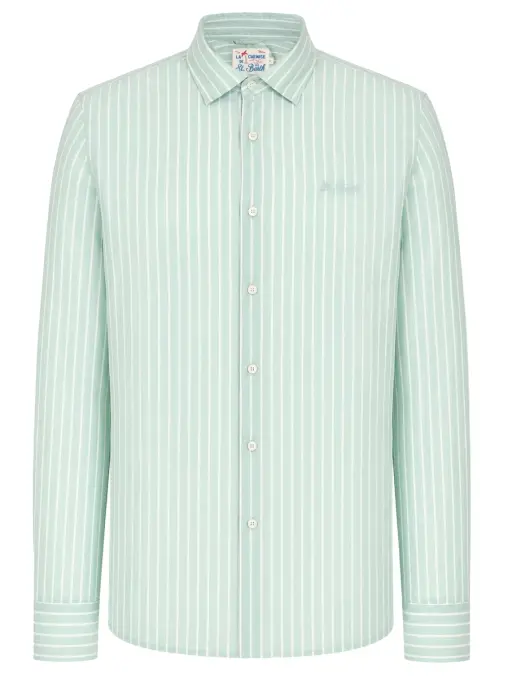 Рубашка Slim Fit хлопковая MC2 SAINT BARTH