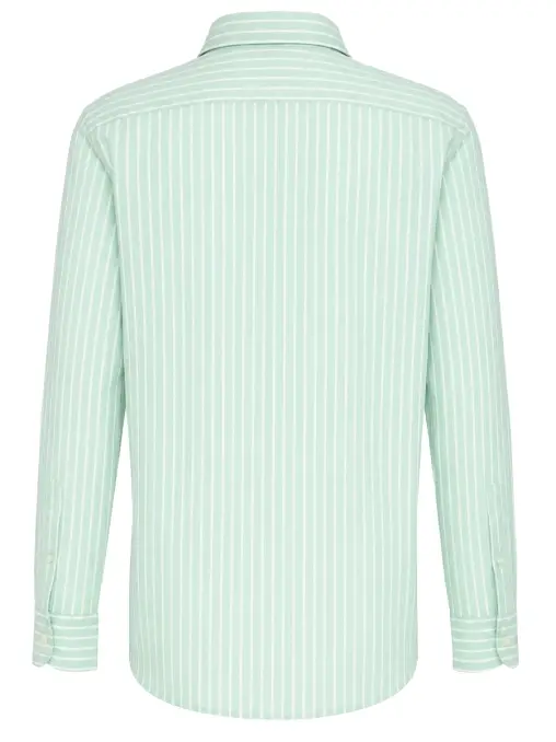 Рубашка Slim Fit хлопковая MC2 SAINT BARTH