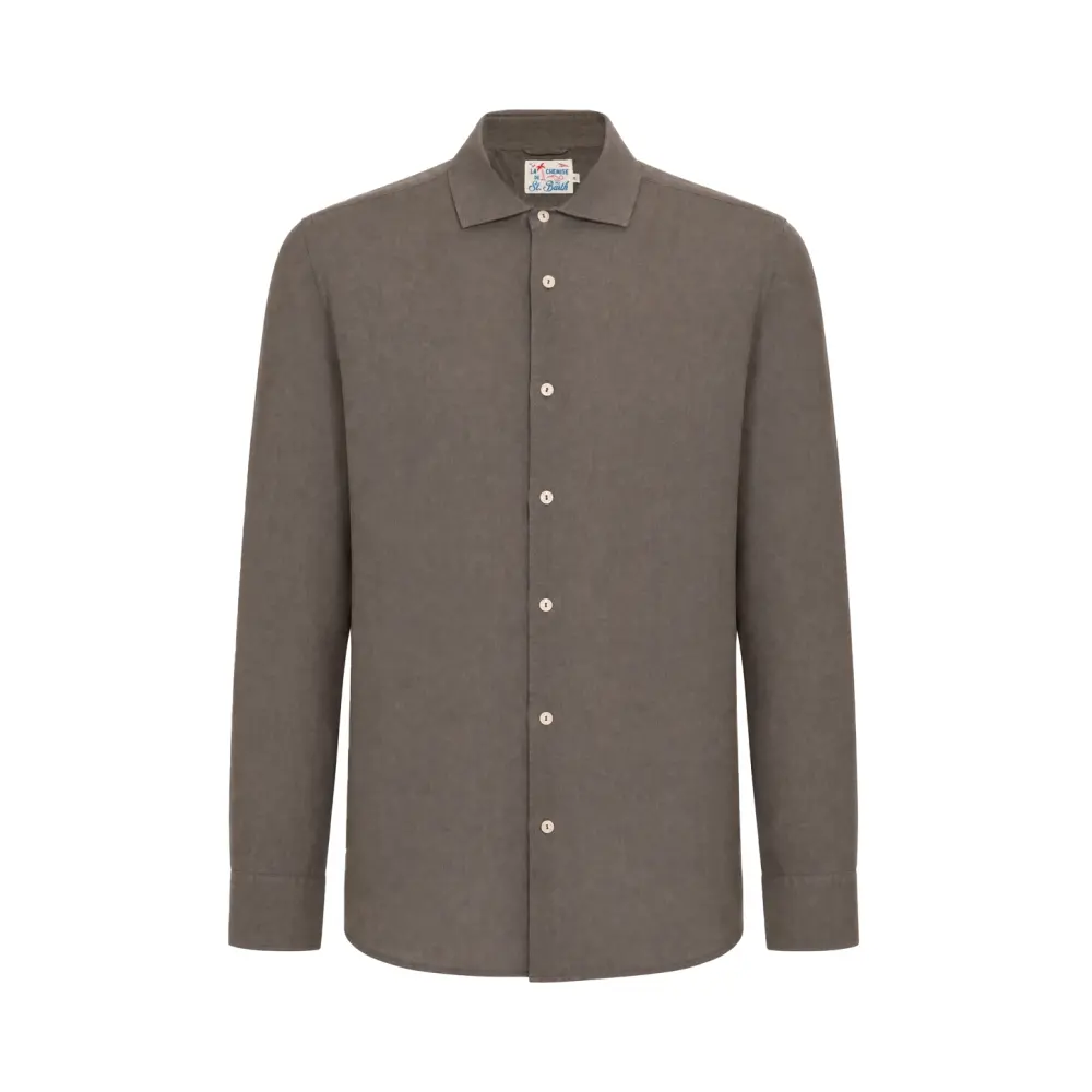 Рубашка Slim Fit льняная