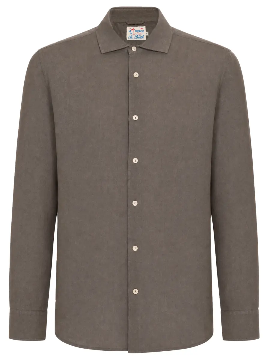 Рубашка Slim Fit льняная