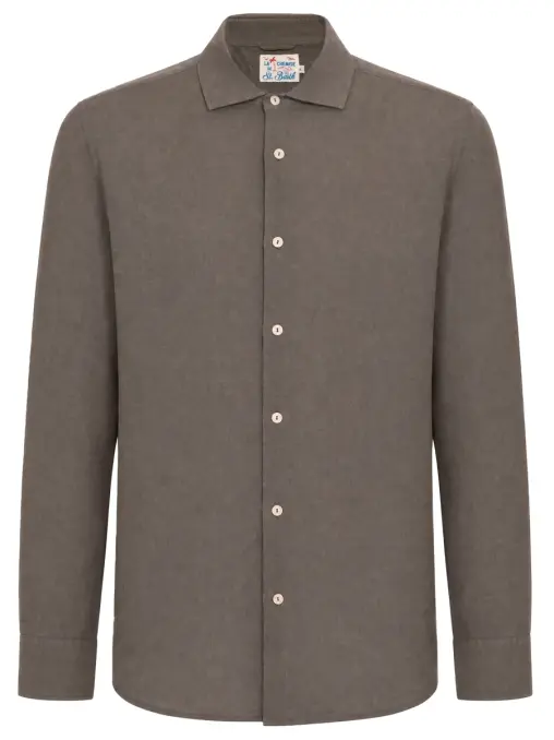 Рубашка Slim Fit льняная MC2 SAINT BARTH