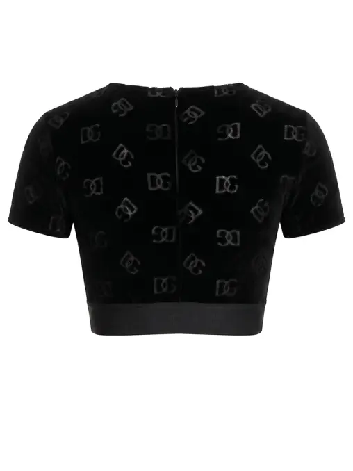 Кроп-топ хлопковый DOLCE & GABBANA