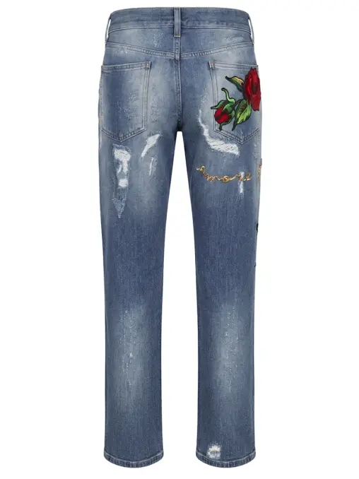 Джинсы хлопковые DOLCE & GABBANA