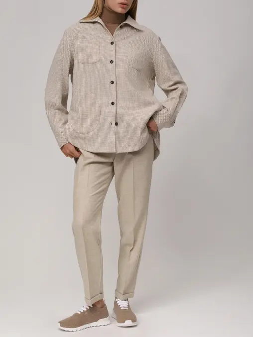 Брюки шерстяные KITON