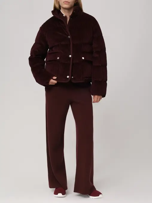 Пуховик вельветовый KITON