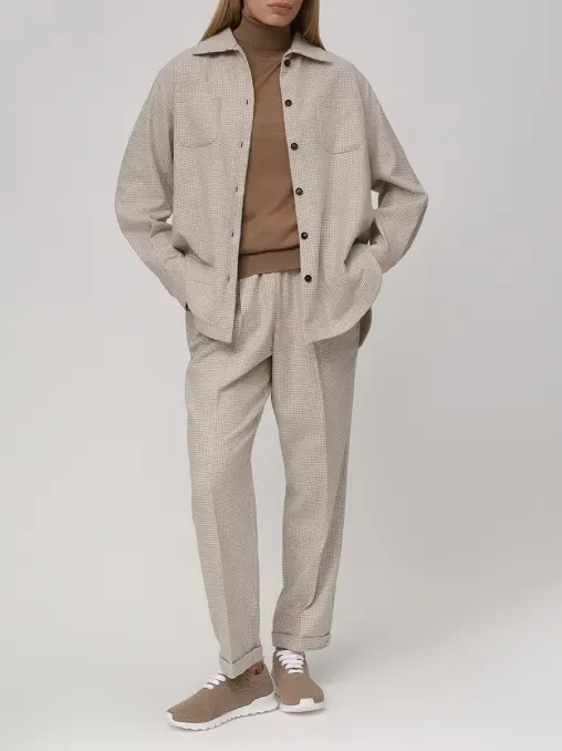 Рубашка шерстяная KITON