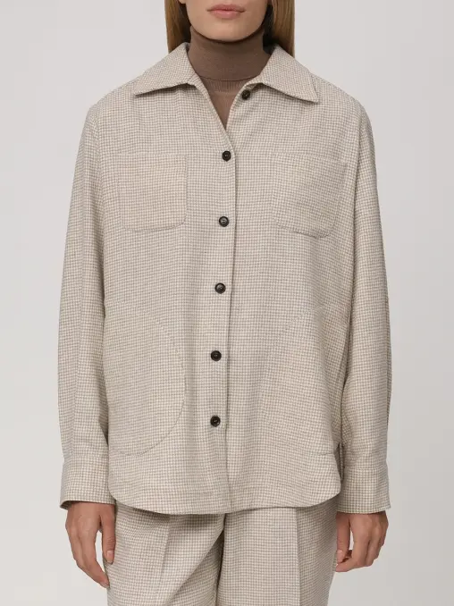 Рубашка шерстяная KITON