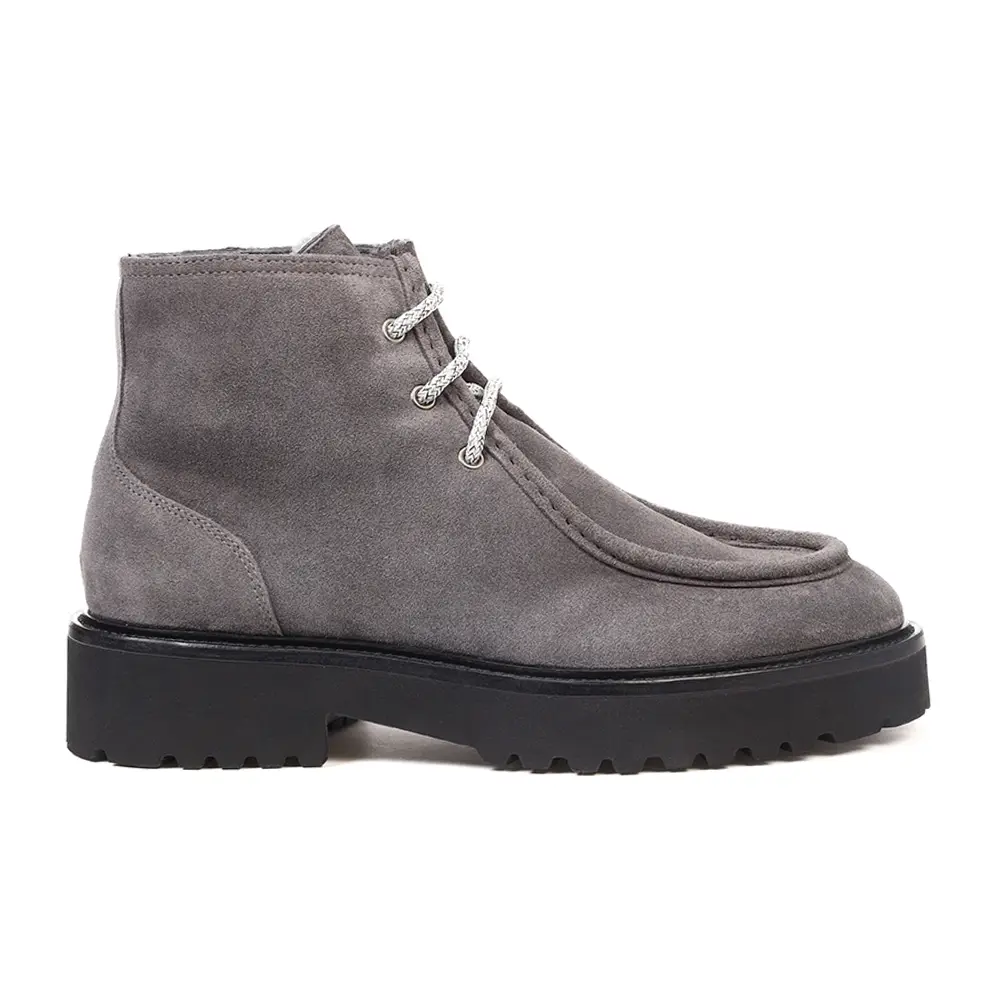 Ботинки замшевые на меху