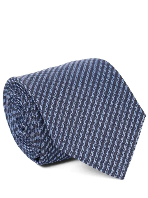 Галстук из шелка и шерсти CANALI