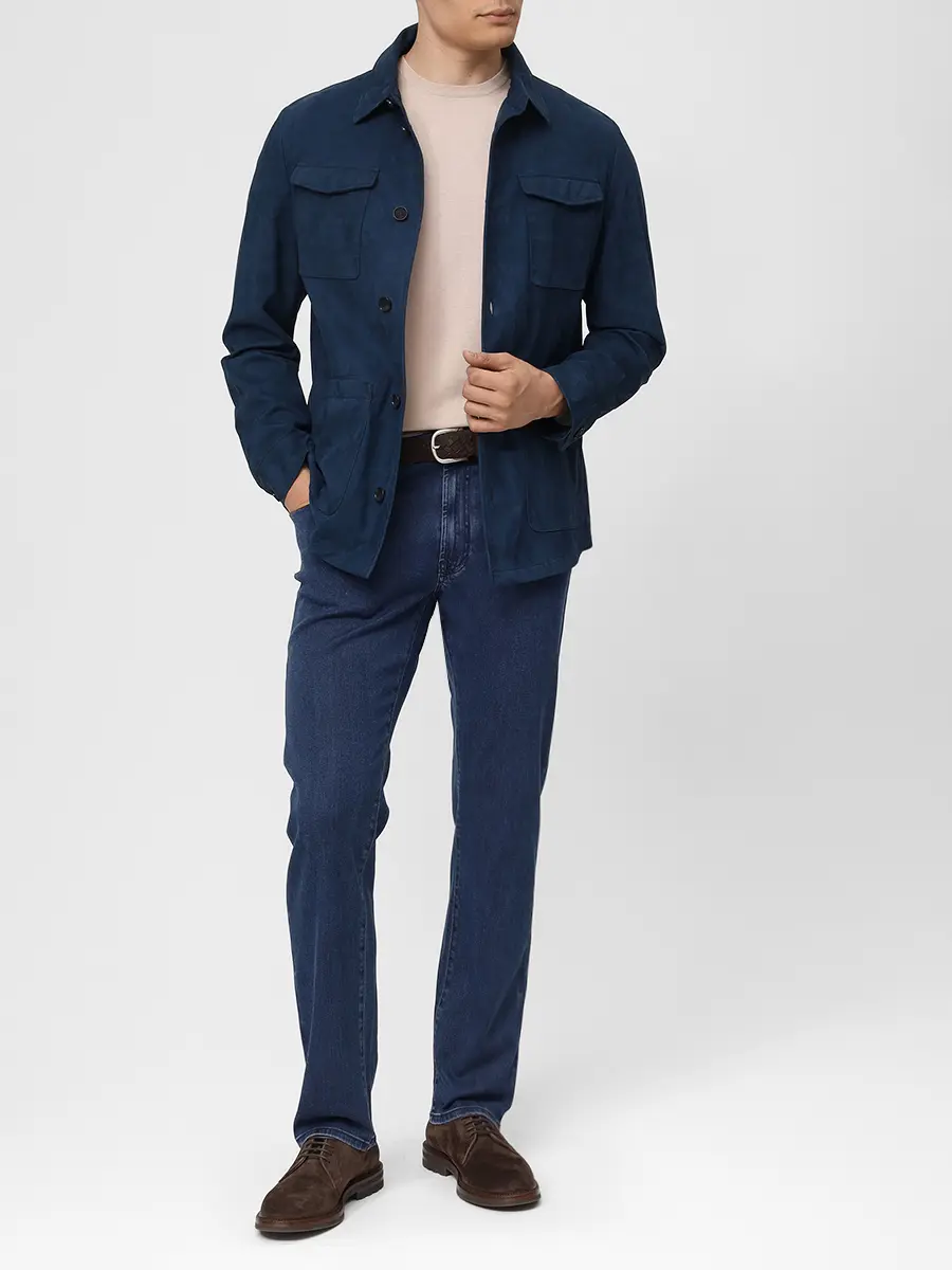 Джинсы Regular Fit хлопковые