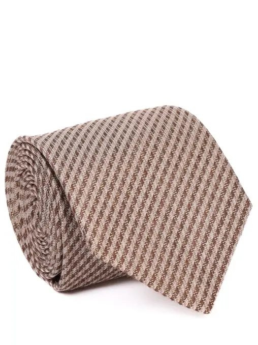 Галстук из шелка и шерсти CANALI