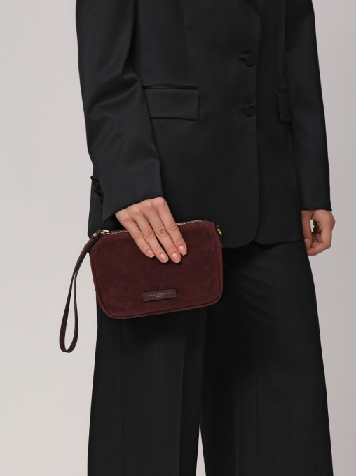Клатч замшевый Nora Pouch GIANNI CHIARINI