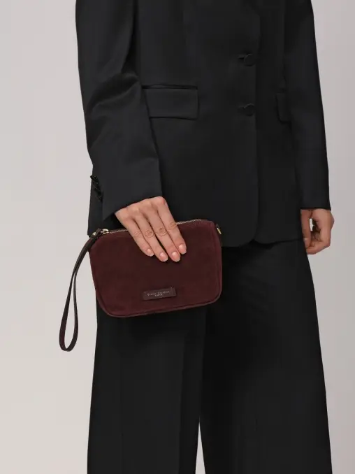 Клатч замшевый Nora Pouch GIANNI CHIARINI