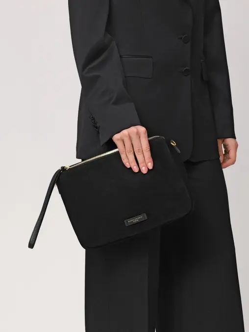 Сумка замшевая Nora Pouch GIANNI CHIARINI