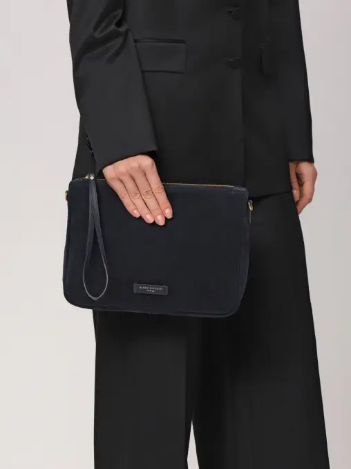 Сумка замшевая Nora Pouch GIANNI CHIARINI