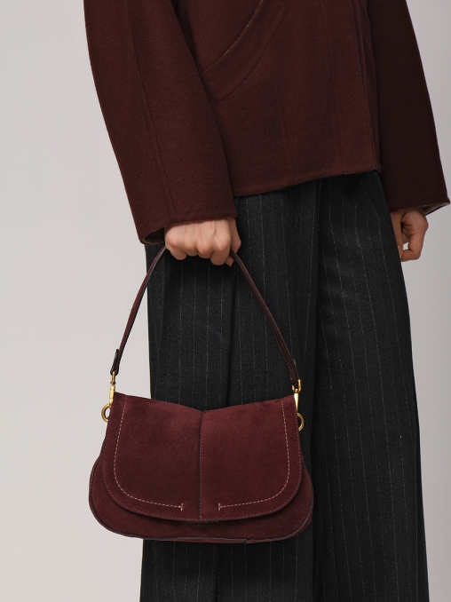 Сумка замшевая Helena Round GIANNI CHIARINI