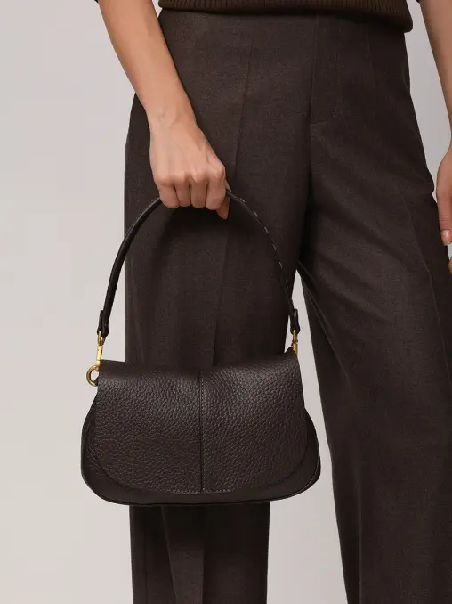 Сумка кожаная Helena Round GIANNI CHIARINI