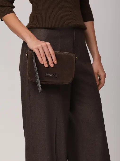 Клатч замшевый Nora Pouch GIANNI CHIARINI