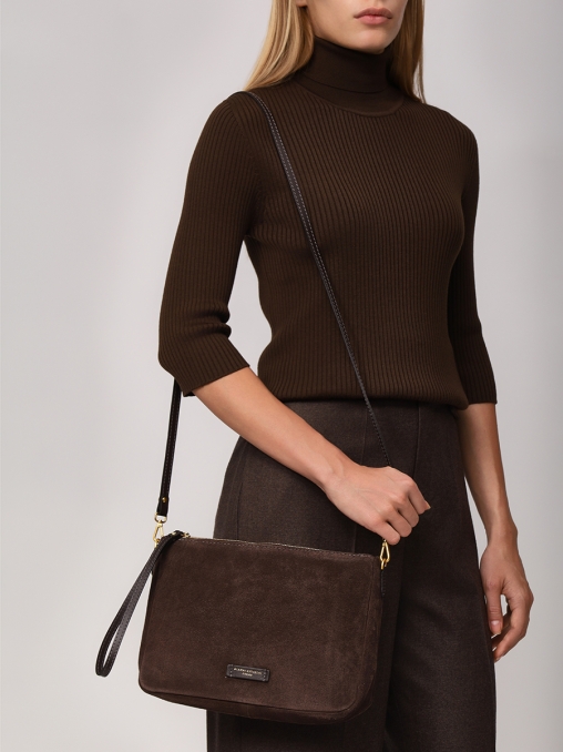 Сумка замшевая Nora Pouch GIANNI CHIARINI