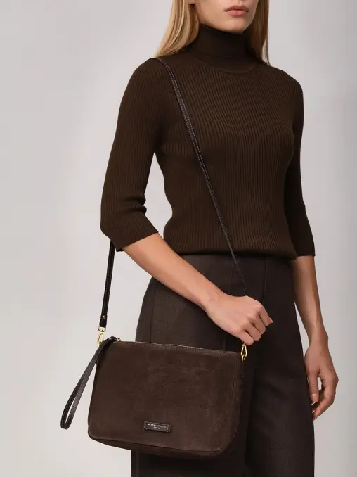 Сумка замшевая Nora Pouch GIANNI CHIARINI