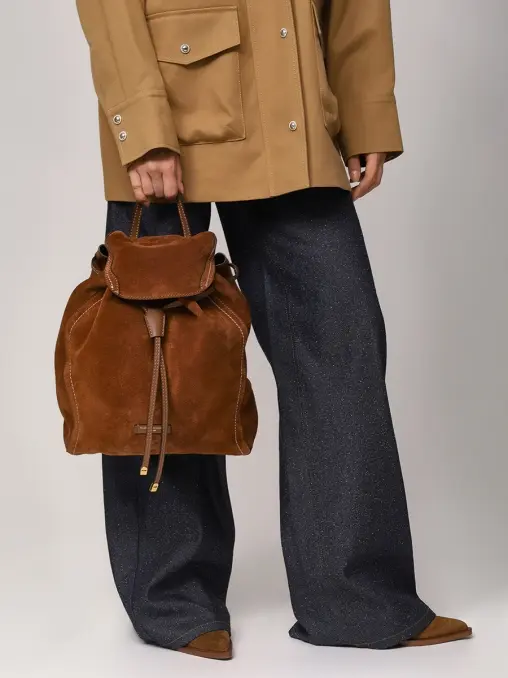 Рюкзак замшевый Violette GIANNI CHIARINI